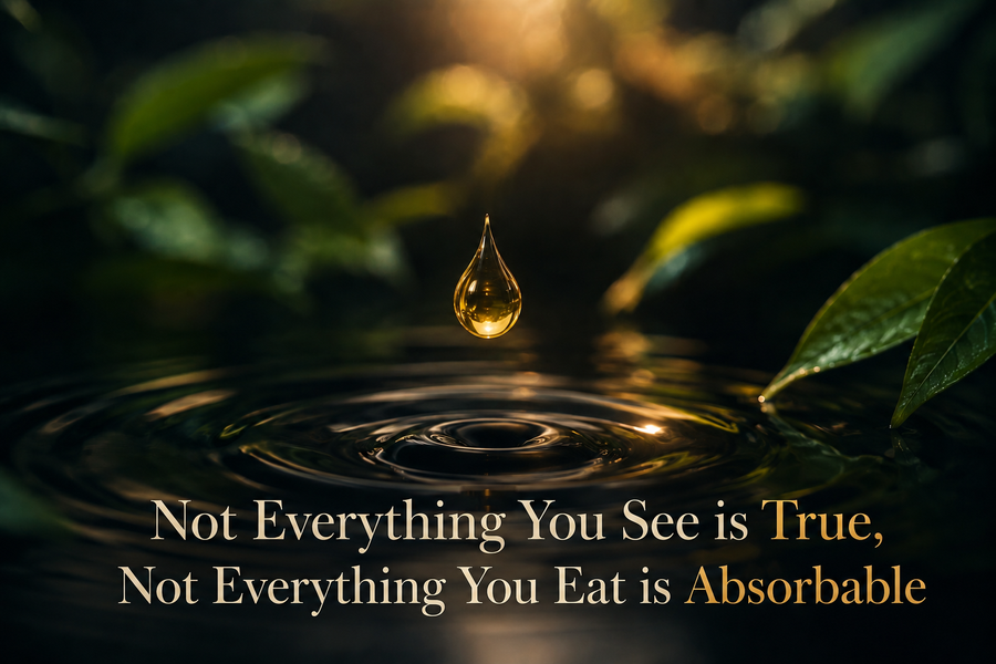 Not Everything You See is True, Not Everything You Eat is Absorbable