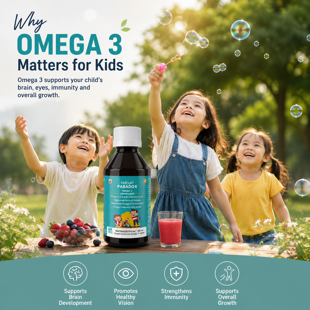 Omega 3 for Children: Why Indian Parents Are Switching to Liquid Fish Oil