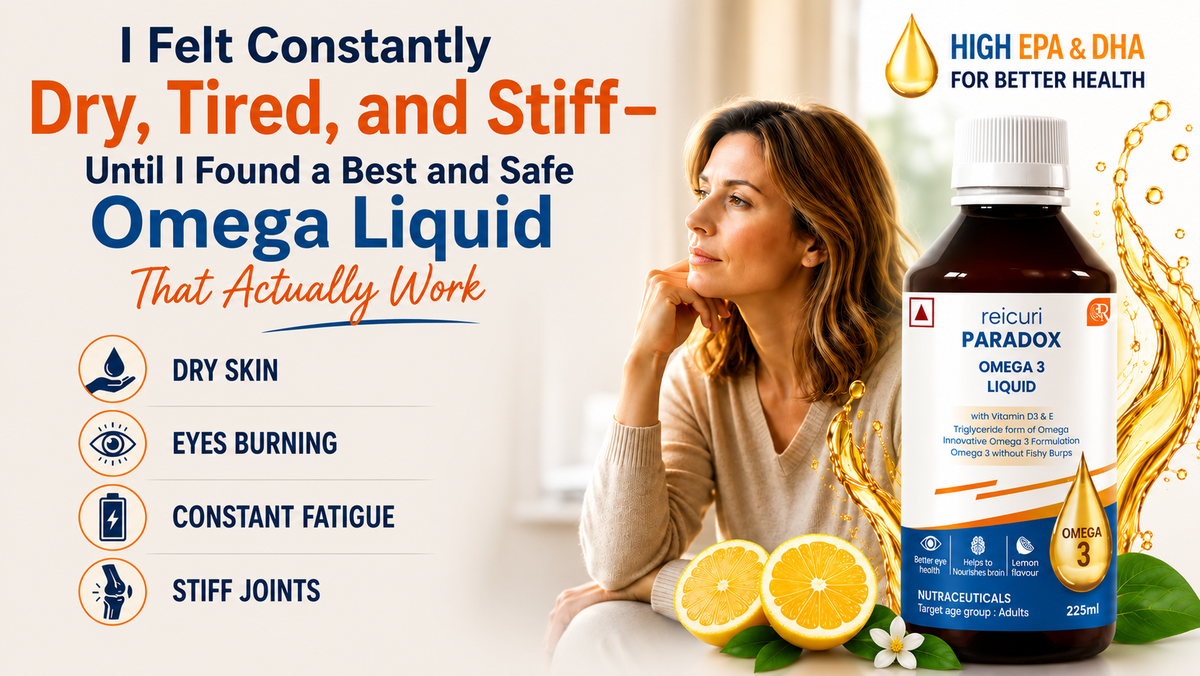 Premium Omega- 3 Liquid With High Epa & Dha  For Skin, Eyes, Heart, And Joint Support