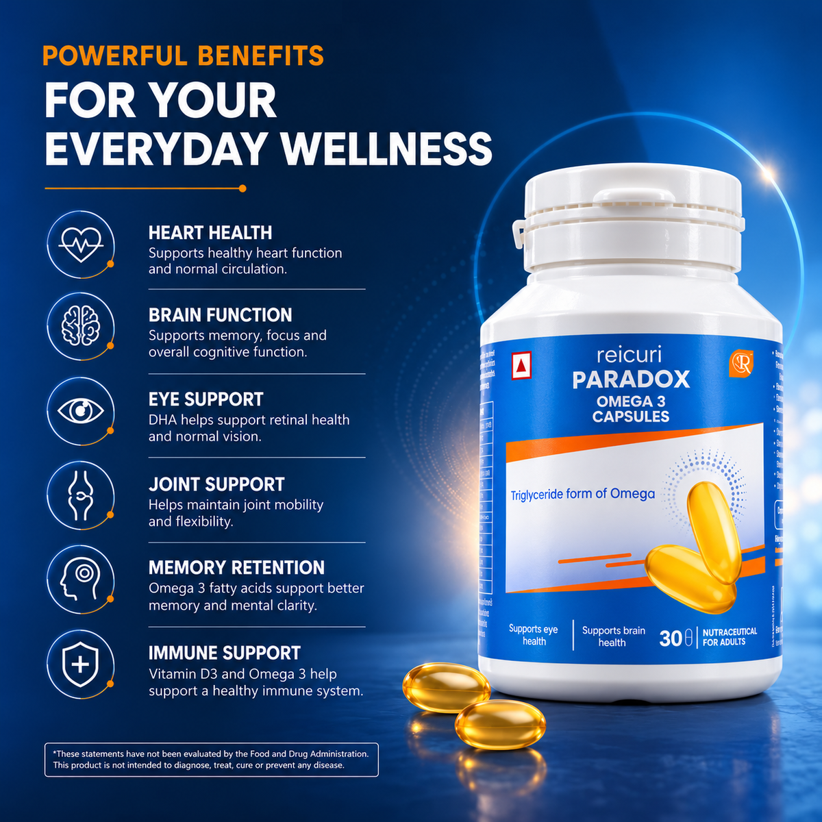 Reicuri Paradox Omega 3 Capsules
