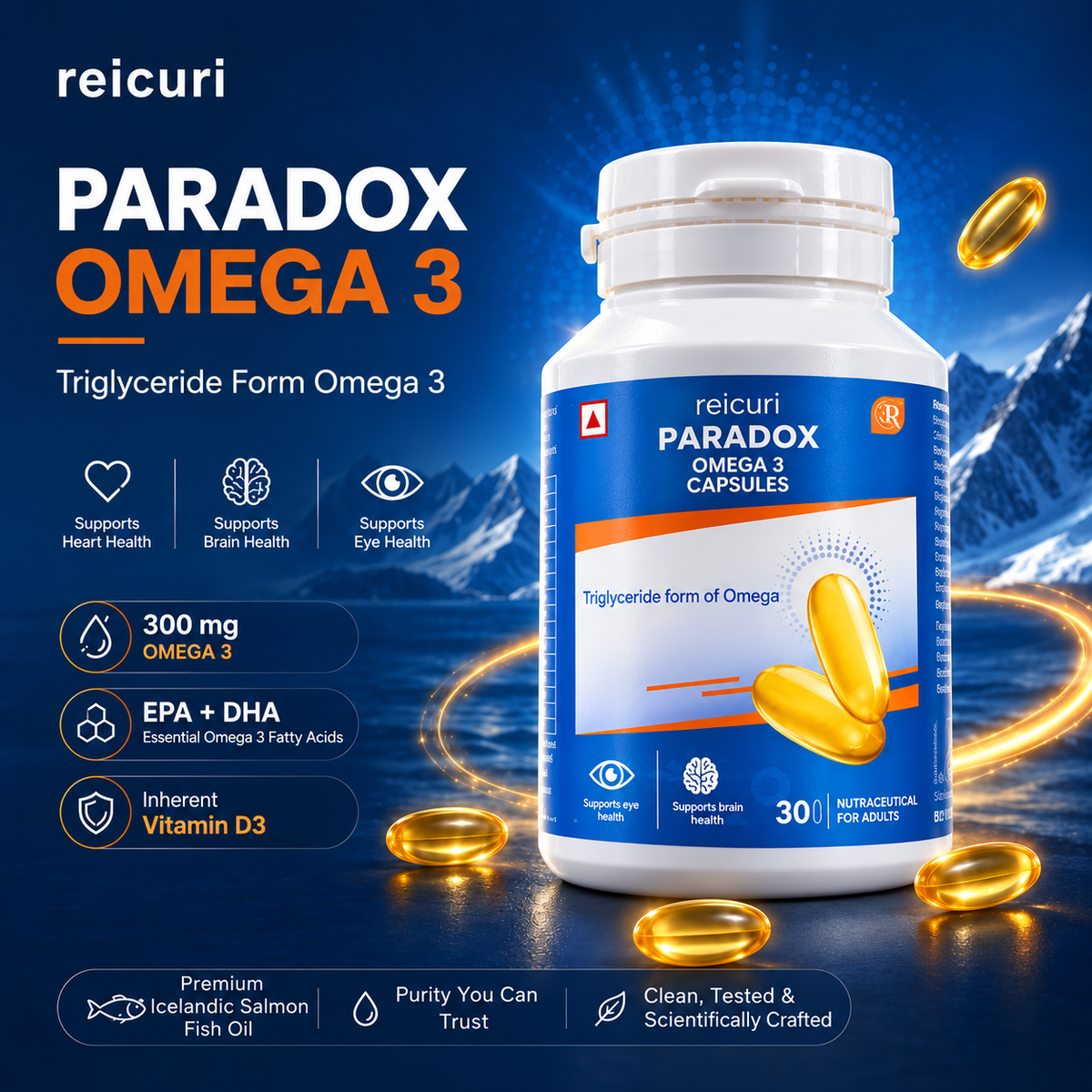 Reicuri Paradox Omega 3 Capsules