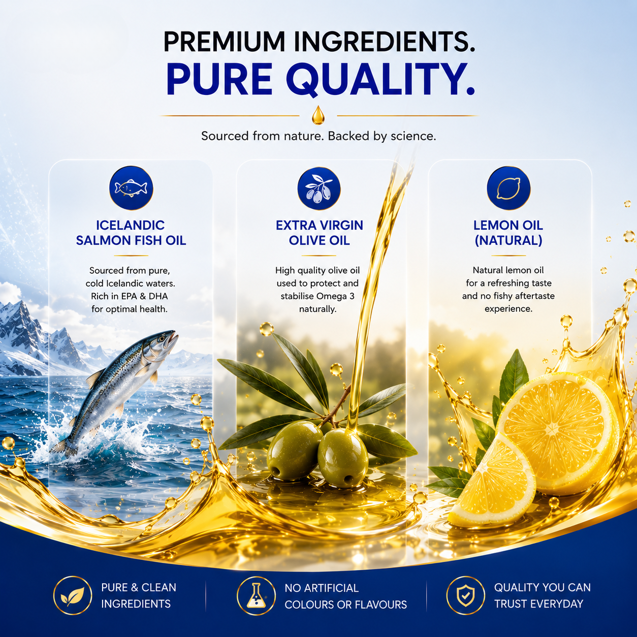 Reicuri Paradox Omega 3 Liquid Fish Oil