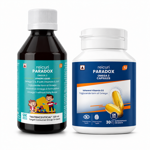 reicuri Omega 3 Capsules + reicuri Omega 3 Junior Liquid