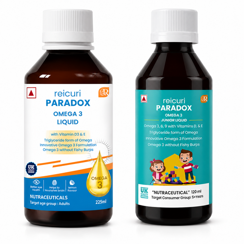 reicuri Omega 3 Liquid + reicuri Omega 3 Junior Liquid