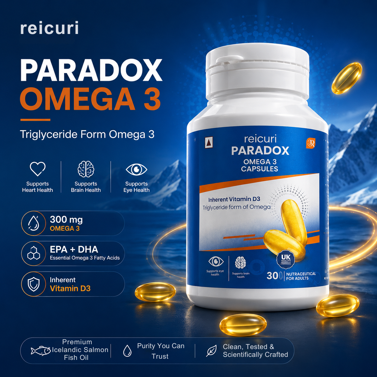 Reicuri Paradox Omega 3 Capsules