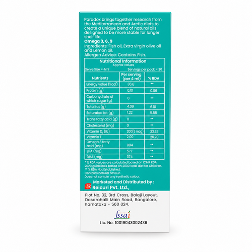 Reicuri Paradox Omega 3 junior liquid