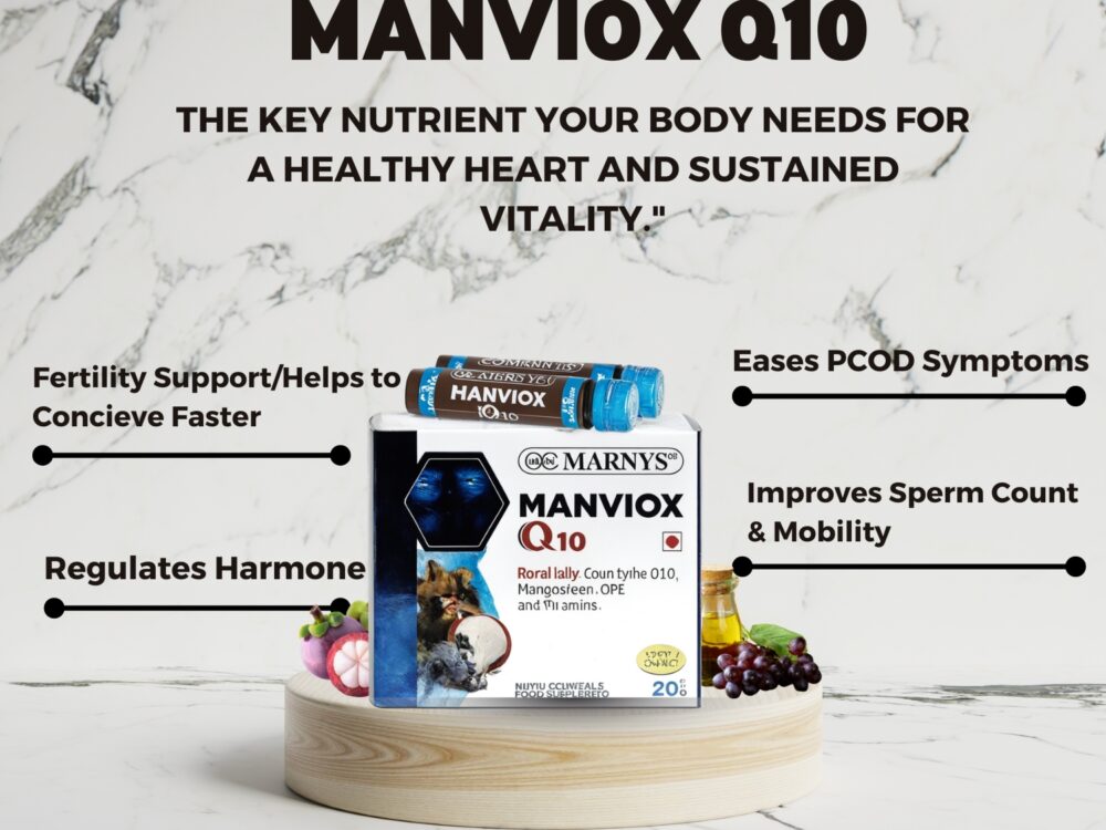 “Discover the Ultimate Solution to Infertility: Manviox Q10 – Unlocking Youthful Skin, Enhanced Fertility, and Passionate Intimacy!”