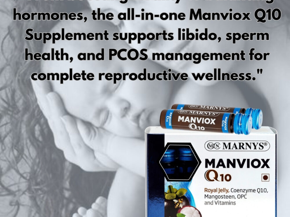 What is Marnys Manviox Q10 and How Does It support for PCOS,Hormonal Imbalance & Fertility?