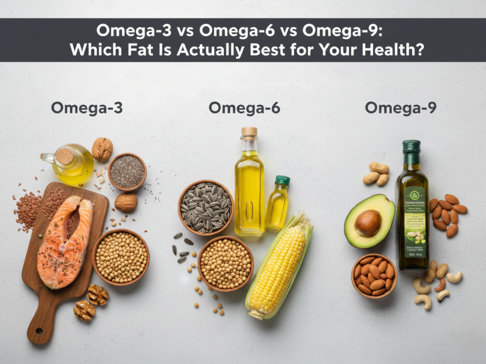 Omega-3 vs Omega-6 vs Omega-9: Which Fat Is Actually Best for Your Health?